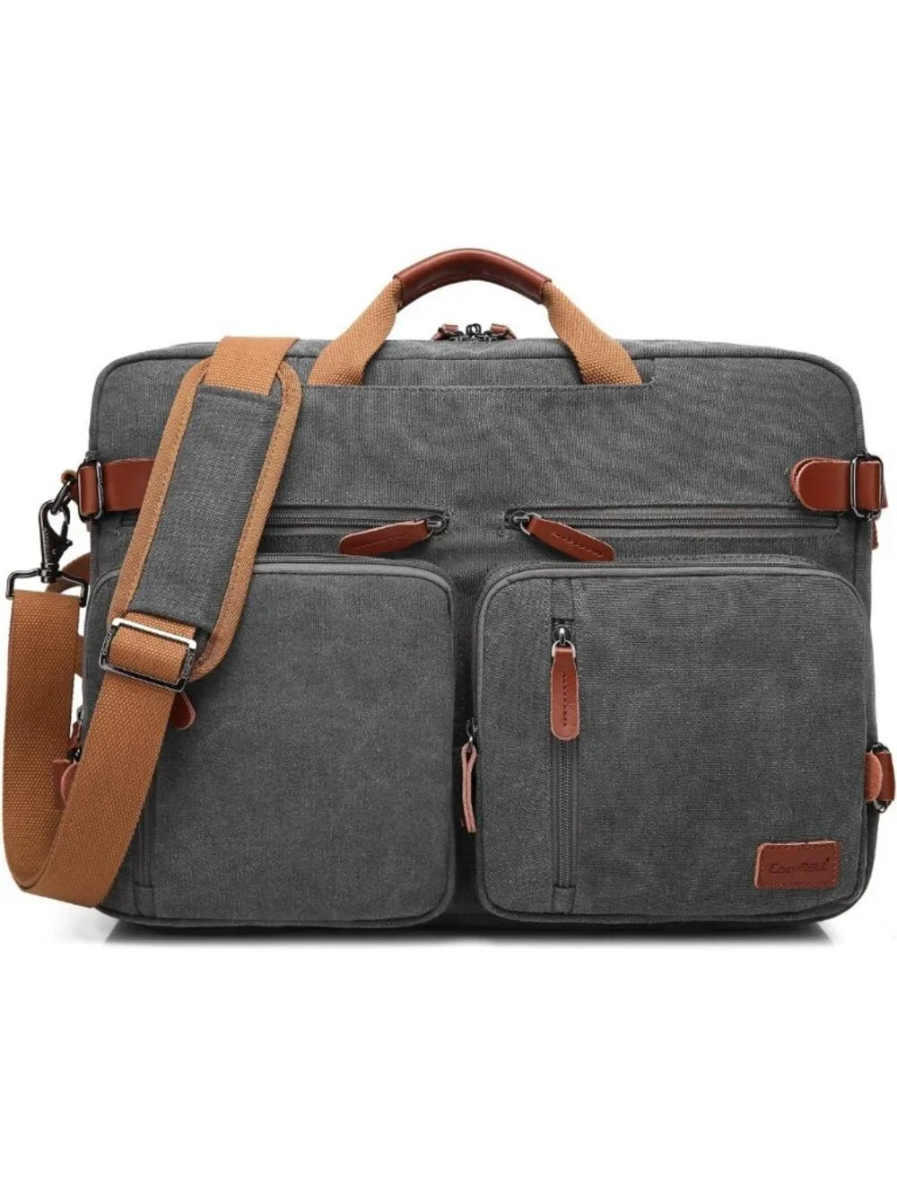 Multi-functional Convertible Backpack & Messenger Bag for 15.6
